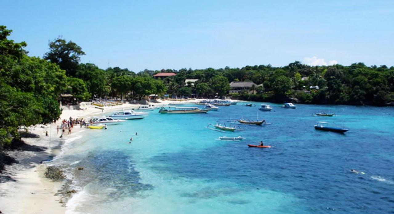 Ocean Hostel Ceningan Island Exterior foto
